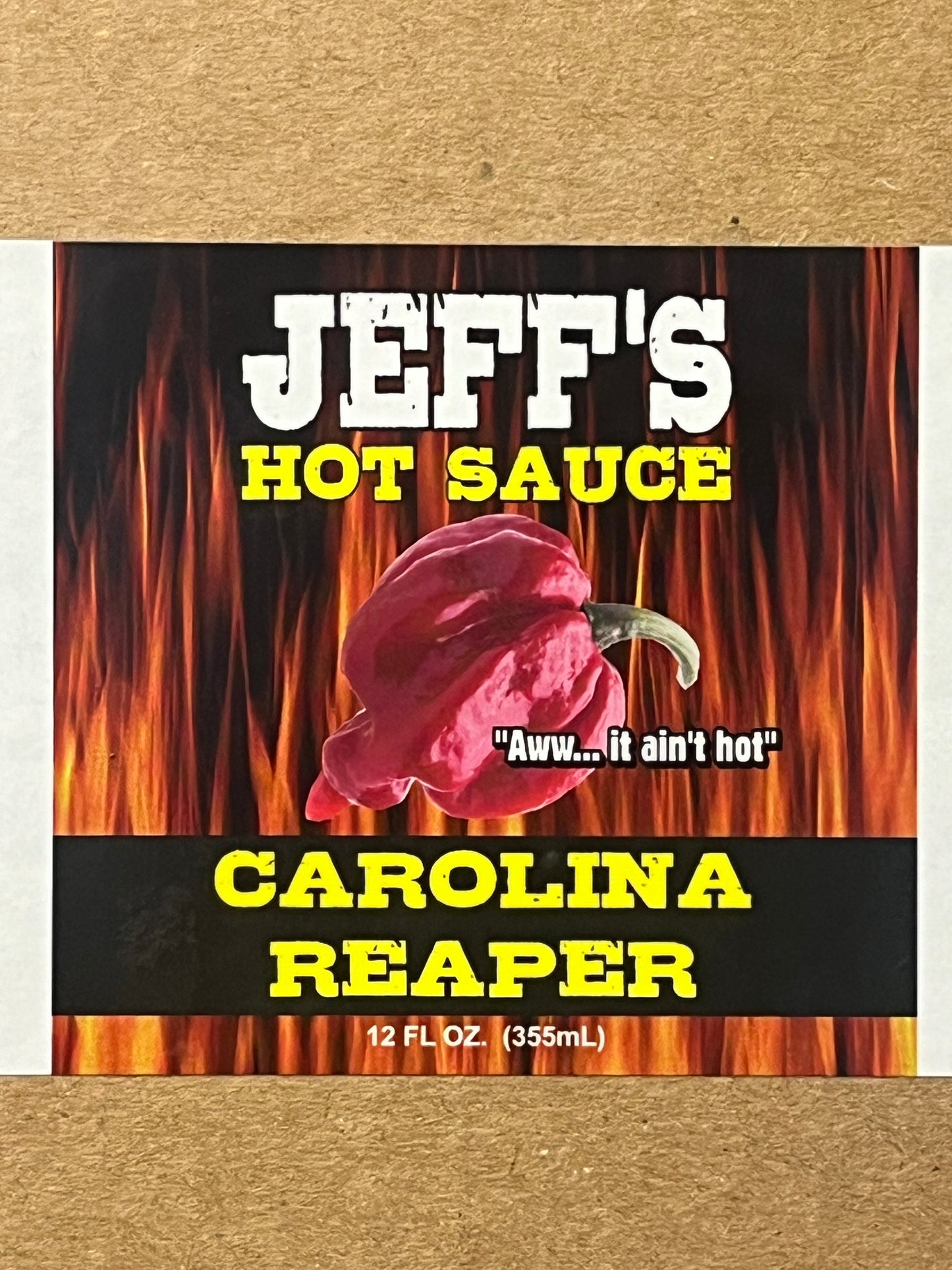 Jeff’s Carolina Reaper Hot Sauce