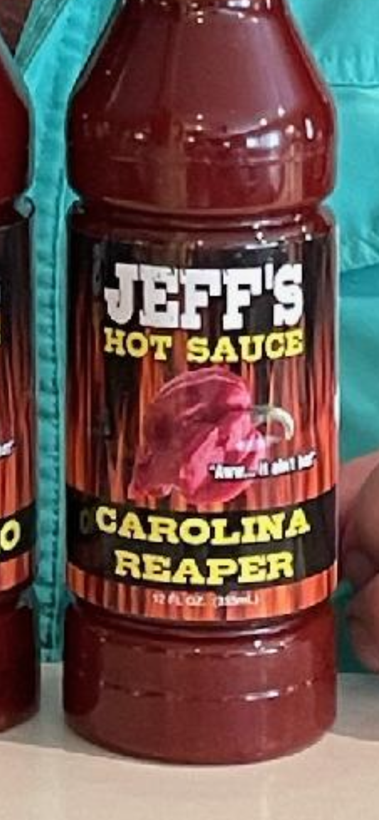 Jeff’s Carolina Reaper Hot Sauce
